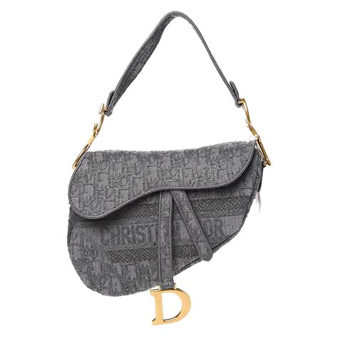 dior saddle bag gray oblique|Dior saddle bag price increase.